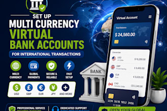 set up multi currency virtual bank accounts