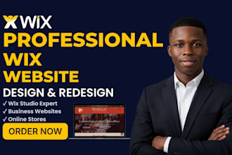 design wix website, redesign wix website, wix studio website and wix website seo