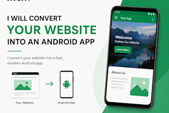 convert a website into an android app