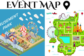 deliver a scalable vector event venue map fast and clear for any event