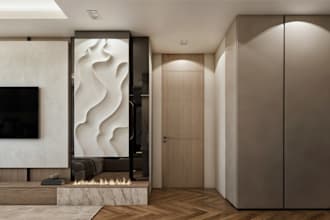 design 3d luxury bedroom renders modern wardrobes and media walls dressing table