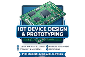 build esp32 stm32 iot devices with pcb and firmware development