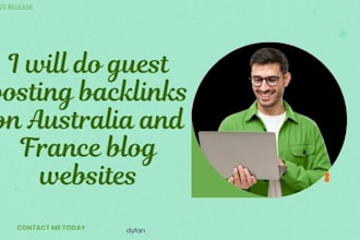 do guest posting backlinks on australia and france blog websites
