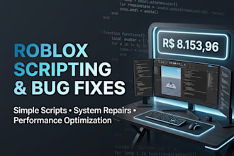 code, fix bugs, and develop your roblox game