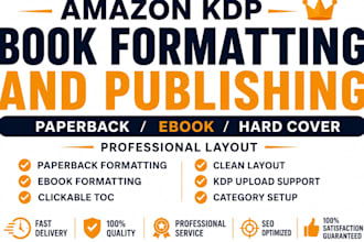 publish book on amazon kindle kdp, book formatting, amazon kdp book publishing