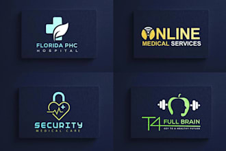 design medical doctor pharmacy and healthcare logo