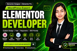 elementor designer, elementor pro, elementor developer, elementor expert
