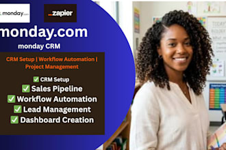 set monday com monday CRM automation, integeration with make com