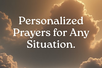 write powerful personalized prayers for any situation