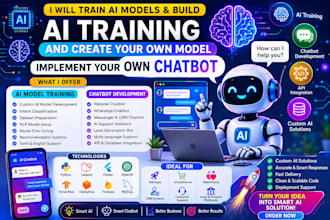 train ai models and build custom chatbot solutions