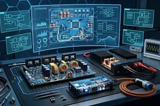 develop dc dc converter, inverter and ev charger power electronics