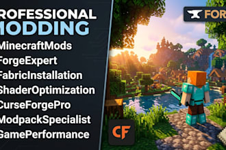 install game mods, modpacks, shaders, forge, fabric, curseforge, minecraft mods