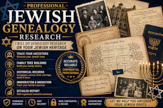 be your jewish genealogy researcher