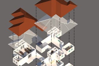 create realistic 3d models and render