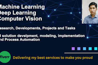 do machine learning, deep learning, computer vision projects