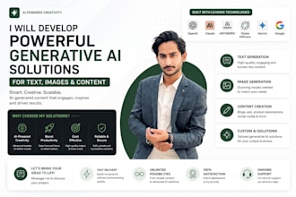 develop powerful generative ai solutions for text images and content