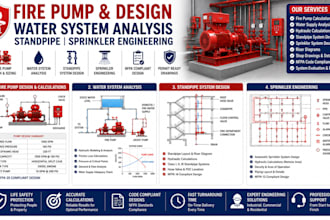 fire pump and design water system analysis standpipe sprinkler engineering