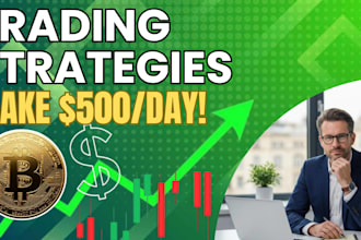 design professional online earning and business thumbnail