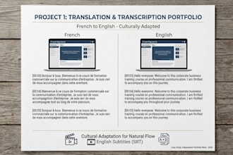 do french and english translation or subtitles