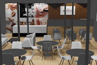 design professional 3d exhibition booth