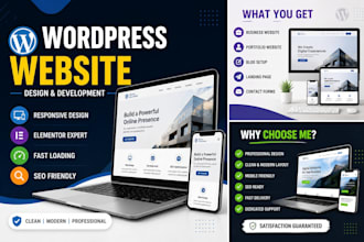 develop a wordpress website