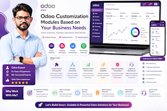 develop custom odoo modules based on needs