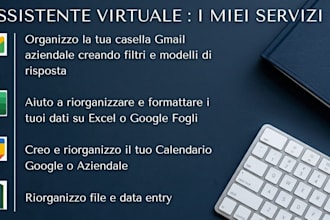 la tua assistente virtuale per gestione email ed excel