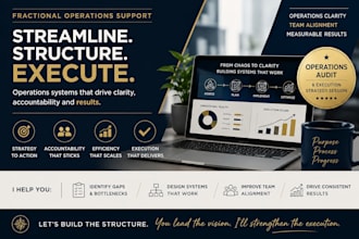 build systems, processes, and accountability structures for you
