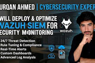 deploy and optimize wazuh siem for security monitoring