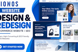 ionos website design ionos website redesign ionos ecommerce website ionos SEO
