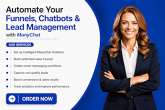 create smart manychat automation for leads and funnels