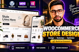 build or redesign a woocommerce website with ai automation