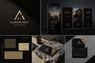create luxury real estate branding and visual identity
