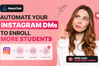 automate your instagram dms to enroll more students with manychat