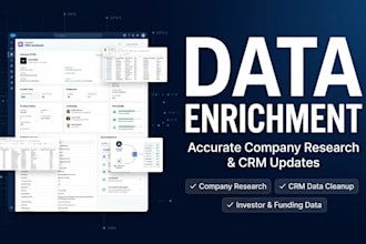 do data enrichment and investor research
