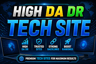provide tech blog outreach and high quality startup backlinks