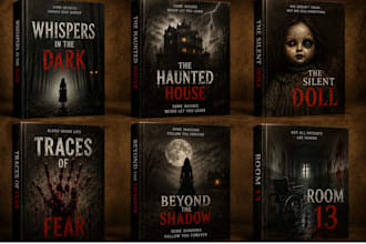 design modern e book, kindle and print book cover designs