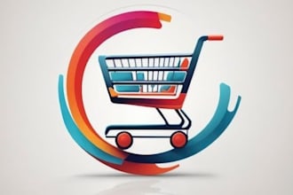 shopify website shopify dropshipping shopify store ecommerce logo
