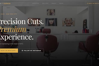 build a fully automated website for local businesses