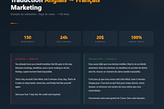 traduction marketing anglais francais