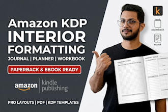 format your journal for amazon KDP