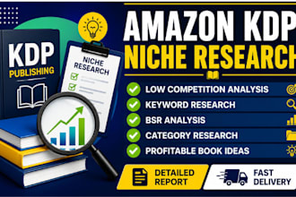 find amazon KDP profitable niches and keywords research