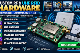 create custom rf and uhf rfid hardware for tracking, automation and iot