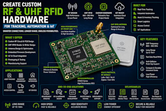 create custom rf and uhf rfid hardware for tracking, automation and iot