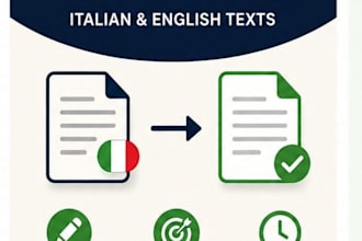 summarize italian or english documents into clear english and italian summaries