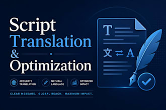 translate and optimize your scripts for maximum retention