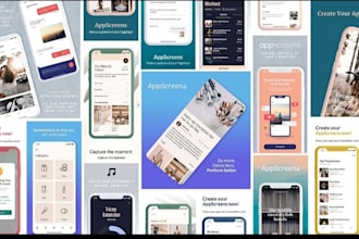 design desktop app screenshots mobile app screenshots and store listing graphics