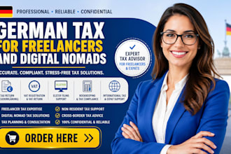 prepare german tax return, bookkeeping and vat registration