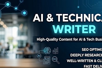 write ai and technology articles for your business