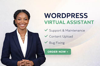 be your wordpress virtual assistant website maintenance wordpress support